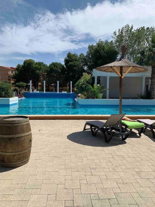 Appartement Cosy Confort Parking Clim Wifi Linge Acces Piscine Non Inclus Canet-en-Roussillon Dış mekan fotoğraf